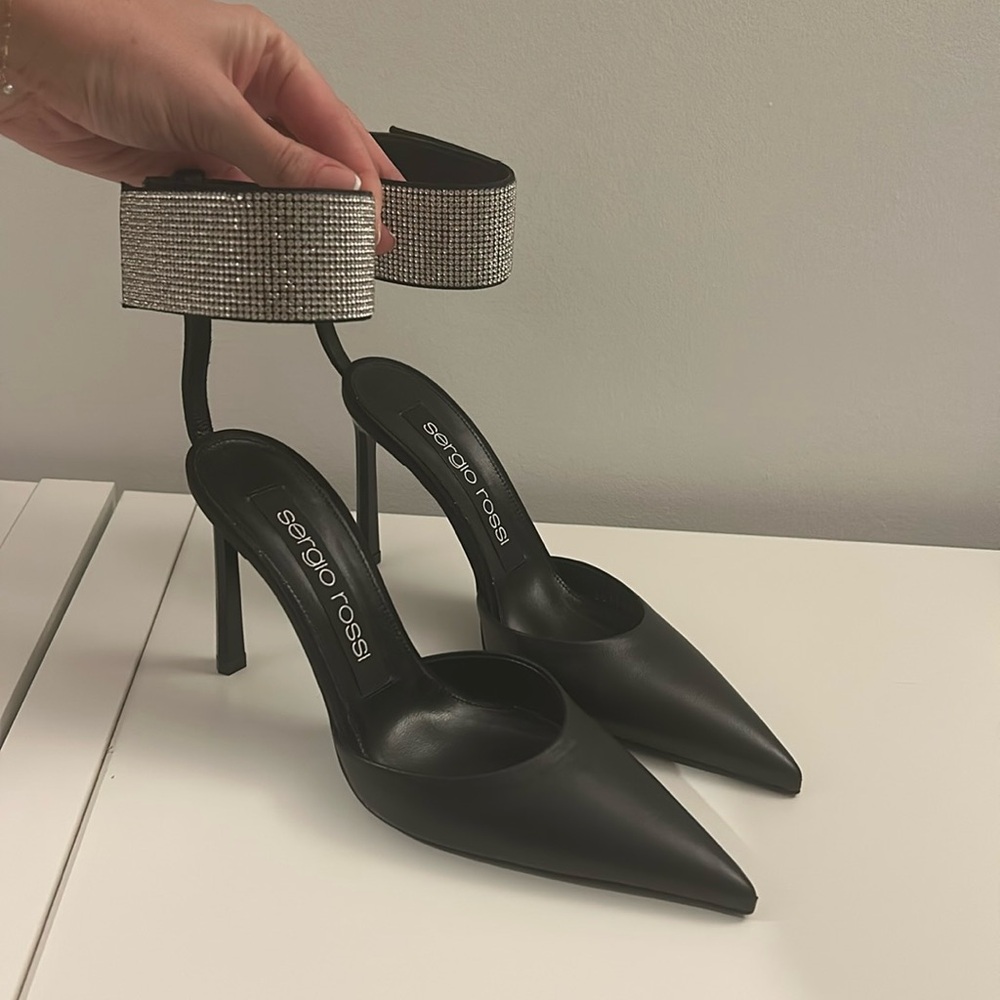 NWT Sergio Rossi Black Heels - SR Paris 095